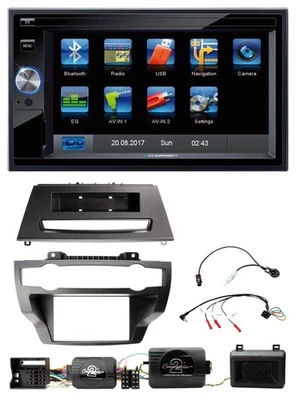 Blaupunkt SD Bluetooth 2DIN MP3 USB Lenkrad Autoradio für BMW X5 X6 07-13 E70 E7 - Bild 1 von 4
