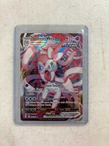 2021 Pokemon Sylveon VMAX 075/203 Trading Card Evolves Precious Touch - Picture 1 of 2