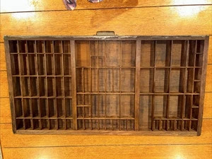 Hamilton Printers Tray 89 Slots Letterpress Drawer Wooden VTG Shadow Box - Picture 1 of 7
