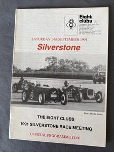 Race Programme 14 September 1981 Silverstone 8 Clubs Sports Saloons Historic A5 - Picture 1 of 1