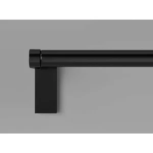 Minimal Curtain Rod Black - Room Essentials™ Size 28"-48" - Picture 1 of 4