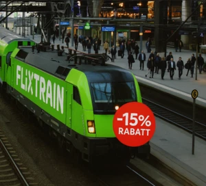 ✅ 15% Flixtrain Gutschein Rabatt Code ✅ kein MBW 🚆 15% Rabatt - Bild 1 von 1