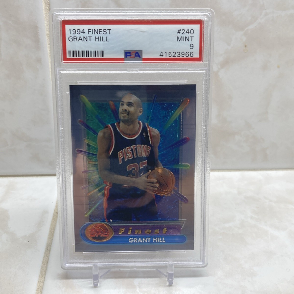 その他 Finest Refractor #149 Grant Hill /263 1994 Finest Refractor W/Coating #200 Grant Hill RC HOF PSA 8