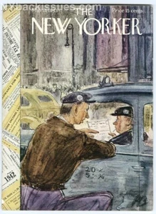 New Yorker magazine March 13 1943 Charles Addams Family Morticia Lurch - Picture 1 of 4