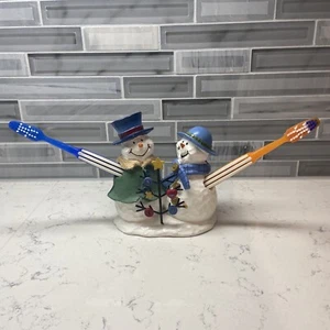Winter Schneemann Weihnachten Urlaub Zahnbürstenhalter - Bild 1 von 5