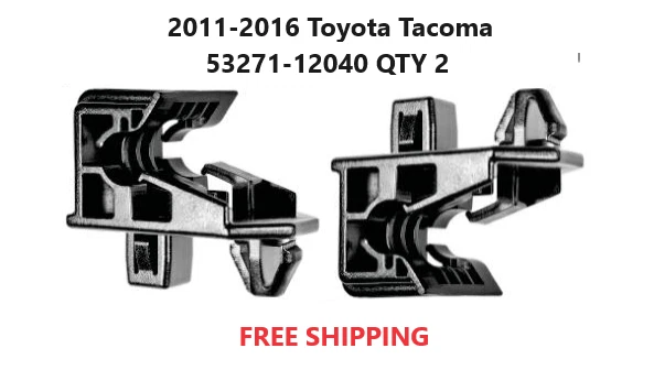 ПОДХОДИТ ДЛЯ ФАРЫ TOYOTA TACOMA 2011-2016 ГОДОВ ВЫПУСКА КРОНШТЕЙН ЗАЖИМ 53271-12040 53271-1206 QTY 2 - Изображение 1 из 1