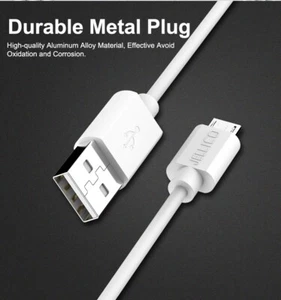 Jellico 1 Metro Micro USB 2A Cavo Dati Del Telefono Carica Veloce Samsung Xiaomi - Foto 1 di 6