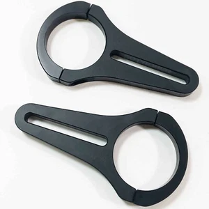 Clamp on Slotted Mirror LED Mount Brackets 2" Round Tube Roll Cage UTV Sand Rail - Bild 1 von 6