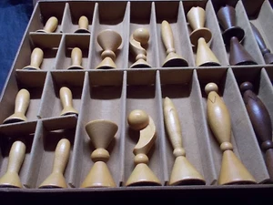 ✔️Vintage 1958 ANRI Universum Space Age Chess Set Atomic Arthur Elliott -3 - Picture 1 of 14
