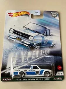 Hot Wheels Premium 1:64 Car Culture Hyper Haulers 1975 Datsun Sunny Truck - Picture 1 of 2