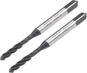 M3 X 0.5 Spiral Flute Thread Tap, Metric Machine Threading Tap HSS Nitriding Coa - Picture 1 of 12