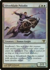 Silverblade Paladin - Foil Buy-a-Box Promo Avacyn Restored MP MTG