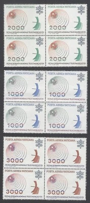 AOP Vatican #C63-65 MNH blocks of 4 - Image 1 of 2