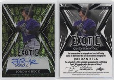 2023 Leaf Exotic Alligator Mojo /5 Jordan Beck #BA-JB4 Auto