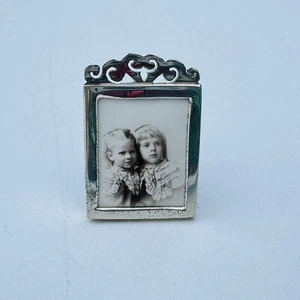 Dollhouse Miniature Sterling Silver Picture Frame 925 SIGNED Ken Palmer - Picture 1 of 9