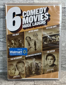 6 Comedy Movies: Office Space, Let’s Be Cops, The Internship, Office Space… NEW! - Picture 1 of 2