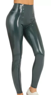 New SPANX 20301Q Faux Patent Leather LEGGING Size Large L - Image 1 of 4