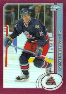 2002-03 Topps Chrome Refractors #155 Lasse Pirjeta ** Blue Jackets ** - Picture 1 of 2