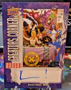 2022-23 Upper Deck Marvel Annual Creators Corner Auto Kieron Gillen, Writer #CC4 - Picture 1 of 2