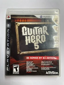 Guitar Hero 5 (PlayStation 3 PS3) - CIB - Very Good Condition - Picture 1 of 5