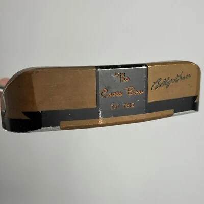 Vtg Bobby Grace "The Cross Bow" Putter Copper - 35" - Image 1 of 4