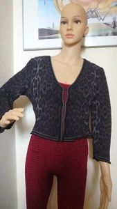 Roberto Cavalli CLASS Cropped Cardigan, Size EU 44, UK 12 - Picture 1 of 11
