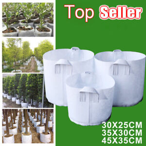 5 Size Fabric Pots Plant Pouch Root Container Grow Bag Aeration Garden Container