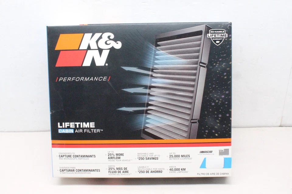 Nuevo filtro de aire de cabina lavable K&N Toyoto, Lexus VF2002 Foto 1 de 1