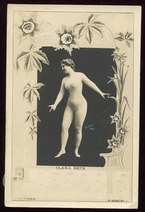 cpa Nu Artistique R.Gennert CLARA BETH - Bild 1 von 1