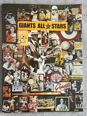 San Francisco Giants 1984 Major League Baseball ALL STAR Yearbook Willie Mays - Image 1 of 2