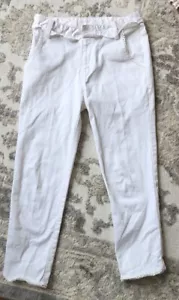 Liz Lisa white Capri jeans pants size 0 super rare cute Japan - Picture 1 of 7