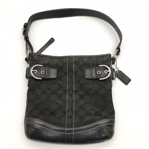 Borsone vintage Coach firma fibbia 3577 borsa a mano secchiello tracolla hobo borsetta - Foto 1 di 15