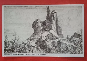 CPA - BELGIQUE - NIEUPORT - La Tour des Templiers 1916 - Imagen 1 de 2