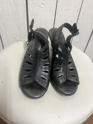 Женские кожаные туфли-слинги Nurture Penelope с открытым носком на оловянных каблуках размер 6,5 S26 - Изображение 1 из 4