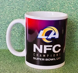 Los Angeles Rams 2021 NFC Champions 11 oz Mug Super Bowl LVI - Picture 1 of 6
