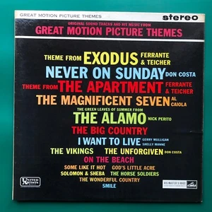 Original Soundtracks & Hit Music GREAT MOTION PICTURE THEMES LP Alamo Exodus HMV - Picture 1 of 24