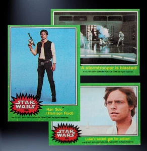 1977 Topps Star Wars Sammelkarten - Grüne Serie 4 - U Pick - Bild 1 von 80