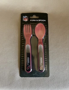 NFL Arizona Cardinals Child’s Fork & Spoon Set~For Ages 3+, Brand New In Package - Picture 1 of 5