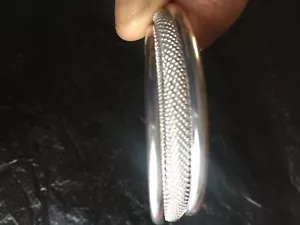 NEW SILVERTONE VINTAGE STYLE CUFF BRACELET - Picture 1 of 3