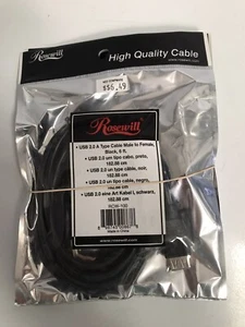 Rosewill Usb 2.0 Male To Female 2.0 6ft - Picture 1 of 2