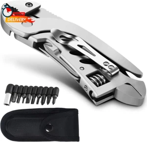 Multitool Wrench with 7 Tools/Pliers/Wire Cutter/Flat Screwdriver/Phillips Screw - Picture 1 of 12