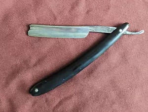 Vintage KRUPP STEEL Straight Razor Blade GERMANY - Picture 1 of 11