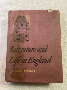 Literatur und Leben in England von Dudley Miles und Robert Pooley Hardcover 1943 - Bild 1 von 6