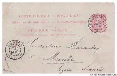 CAR-ADWP12-0694-BELGIQUE - Ecaussinnes - Entier postal - Photo 1/2