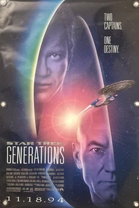 Star Trek: Generationen Original One Sheet Movie Poster - 1994 - Bild 1 von 7