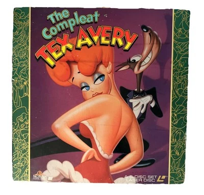 The Compleat Tex Avery 9hr 1942-55 RARE 5 LaserDisc LD Box Set HTF Cartoon 1992  - Image 1 of 4
