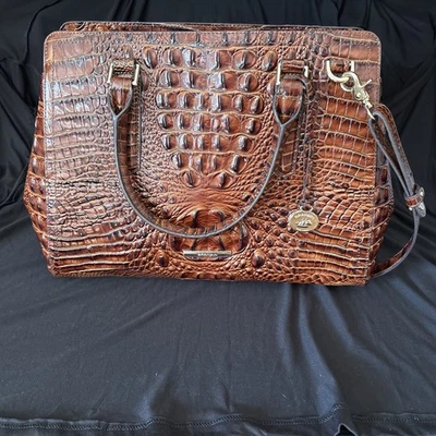 Brahmin Finley Pecan Melbourne Genuine Leather Bag - Image 1 of 4