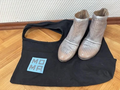 MOMA* BOOTS*Stiefeletten *Schuhe Gr. 37*silber*Neuwertig - Bild 1 von 4