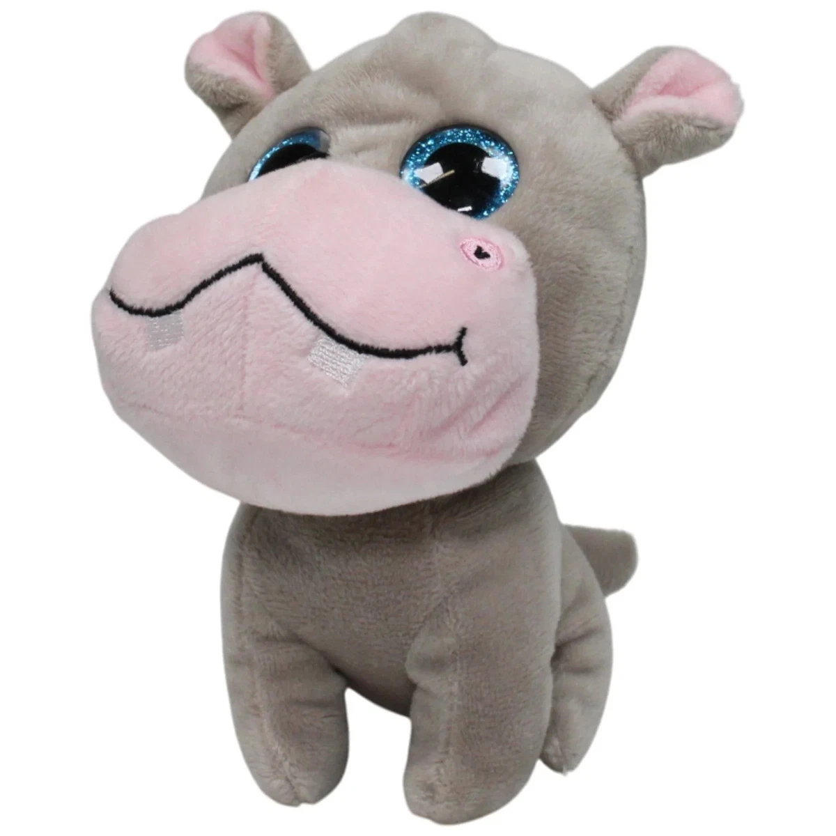 Plüschtier Nilpferd – Liegend & Schlafend – Ca. 20 Cm Lang – Kuschelweich, Für Kinder & Babys