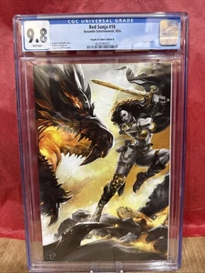 RED SONJA #16 - KATYA SINYUKHINA VARIANTE VERGINE oro fumetto COVER A CGC 9,8 - Foto 1 di 4